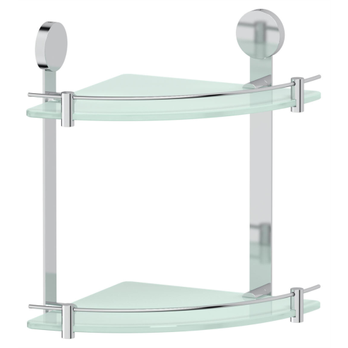 Полка стеклянная угловая двойная ... Полка стеклянная угловая двойная ...