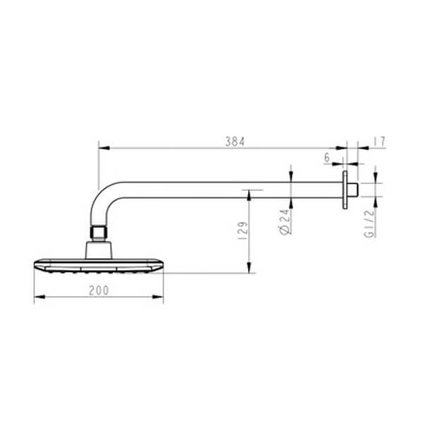 Душевая система Ursus Lemark LM7222BL