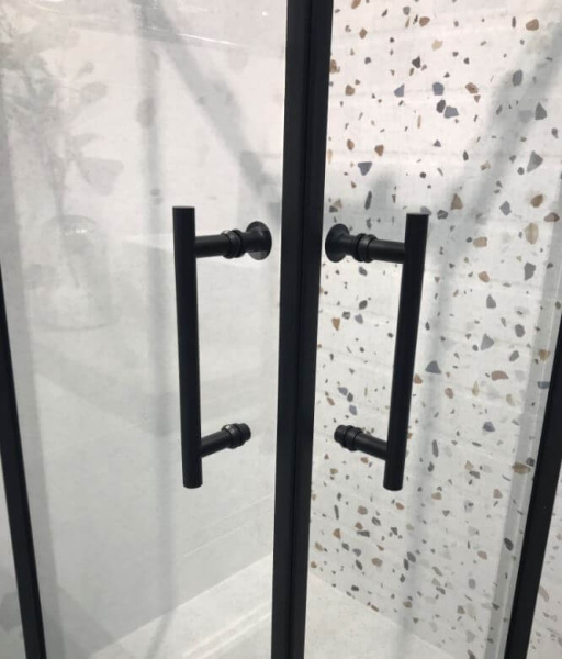 Душевой уголок 90x90x190 Eco CEZARES ECO-O-A-2-90-C-NERO