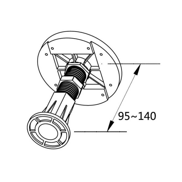 Ножки д/поддонов CEZARES TRAY-LEGS-AS-10