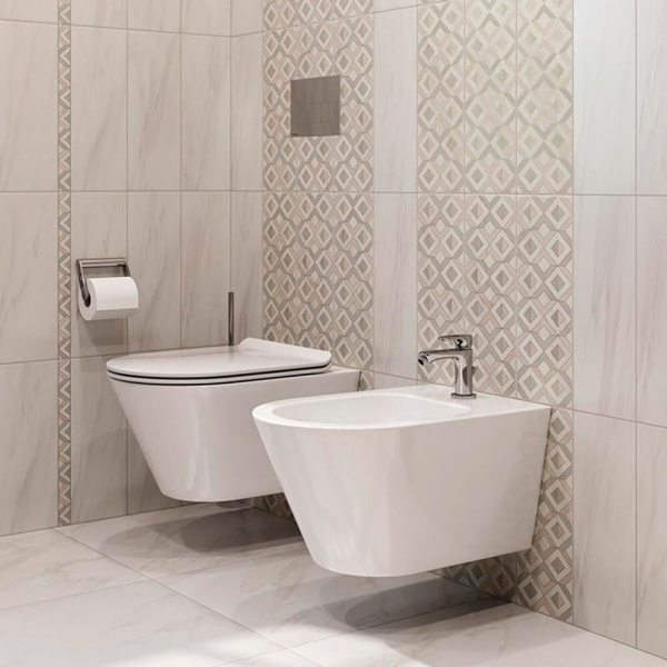 PLM.bidet.02 Биде подвес Белый гл Plaza Modern KERAMA MARAZZI