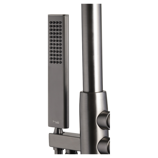 Напольный смеситель для ванны Maxonor Pure Life Genius PL3098-9 пепельный