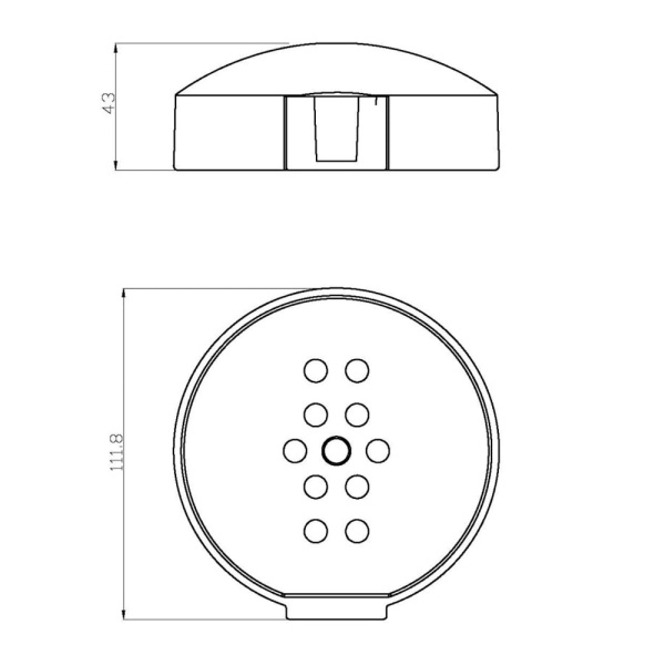Мыльница для стоек Esko SD505