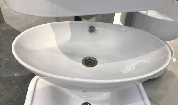 Раковина чаша 630x410x160 белая BELBAGNO BB1104