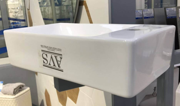 Раковина подвесная 37,5х21,5х9,5 Art Basin AVS 801-0203-38L-GW